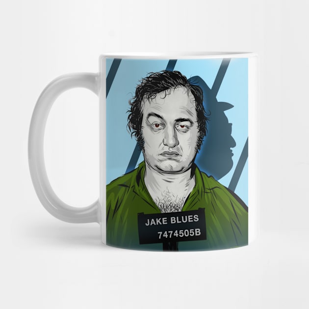 John Belushi - An illustration by Paul Cemmick by PLAYDIGITAL2020